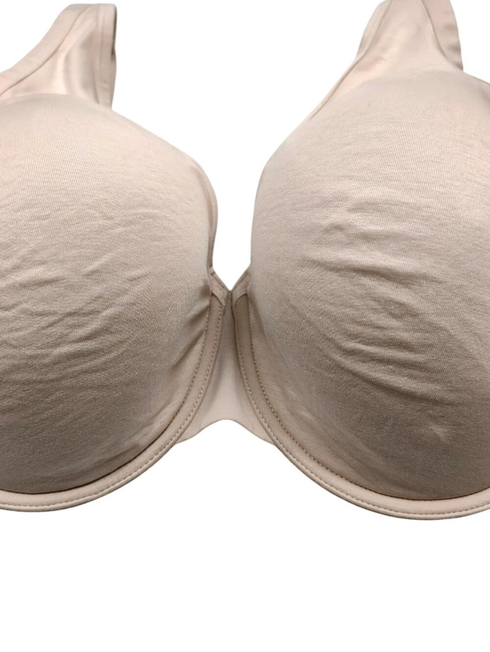 ThirdLove Organic Cotton T-Shirt Bra Nude Beige Size 38F - Picture 3 of 10